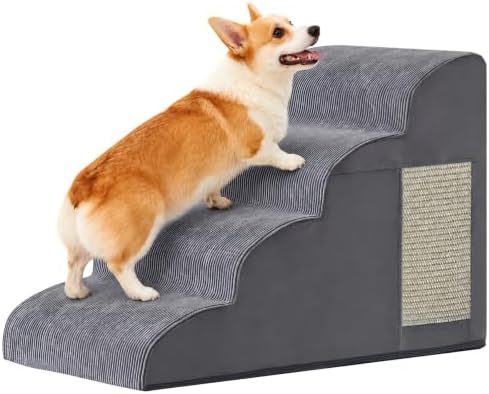 Ahpmeoa Dog Stairs for Small Dogs 19.7" H, Dog Ramp for Bed by Ahpmeoa