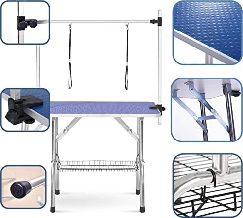 Pet Dog Grooming Table, Adjustable Large Heavy Duty Professional Foldable - Image 6