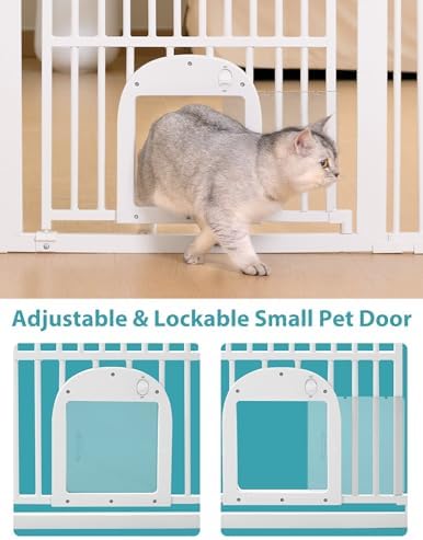 No Pawblems 55" Extra Tall Pet Gate - Image 3