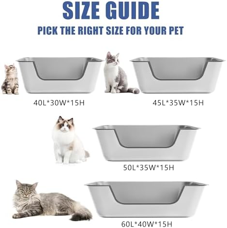 Stainless Steel Cat Litter Box - Image 6