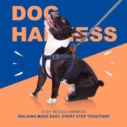 Didog Step in Dog Harnes for Medium Dogs, Dark Blue, Chest 19-28" - Image 5