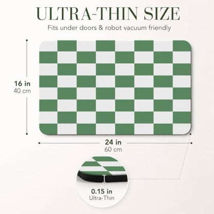 Natural Diatomaceous Earth Bath Mat, Ultra Thin Quick Dry Floor Rug - Image 3