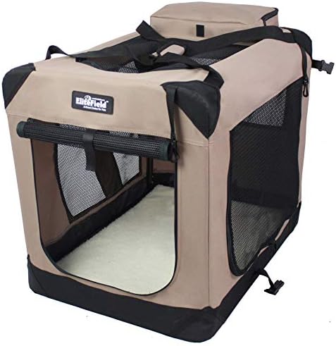 EliteField 3-Door Soft Dog Crate by EliteField