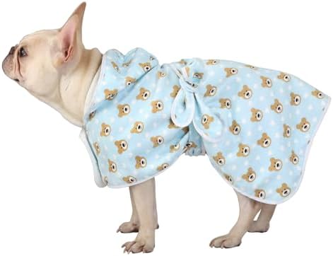 HDE Hooded Dog Bathrobe Quick Dry Towel Wrap - Image 3