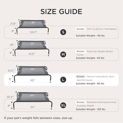 Bedsure Outdoor Elevated Cooling XL Dog Bed - Image 5