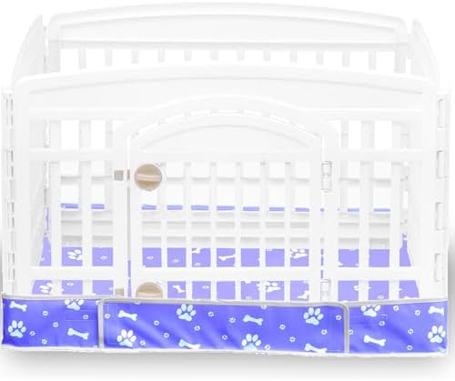 Dog Playpen Bottom Pad Fits for 36 Inch 4 Panels Exercise Pet Playpen, Dog by THINMUHAND