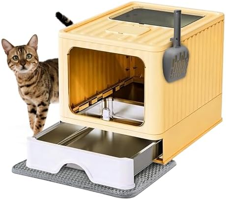 Stainless Steel Cat Litter Box by Unknown