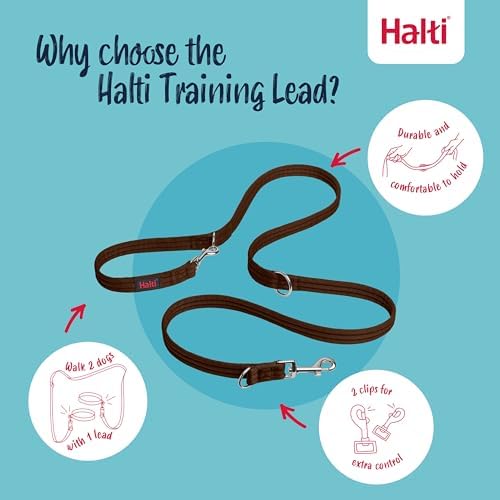 Halti Training Dog Leash | Size L, Deep Walnut | 2m Length - Image 3
