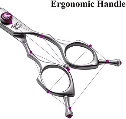8.0‘’ Curved Chunker Dog Grooming Scissors - Image 5