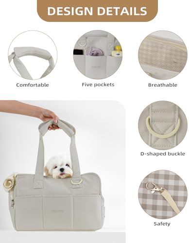 ONECUTE Dog Purse Carrier for Small Dogs Rabbit cat - Image 5