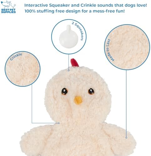 Best Pet Supplies Interactive Squeaky Dog Toy - Image 2