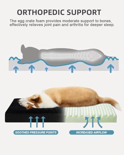 KSIIA Orthopedic Dog Bed for Medium Dogs - Image 2