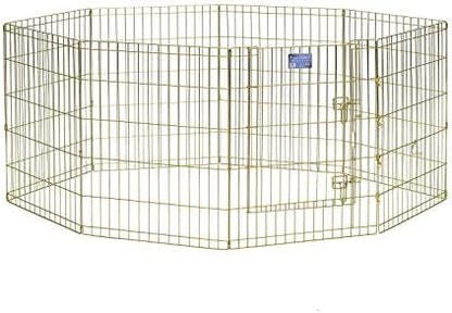 MidWest 30-Inch Exercise Pen, Single Door, 16 Sq Ft Play Area - Image 2
