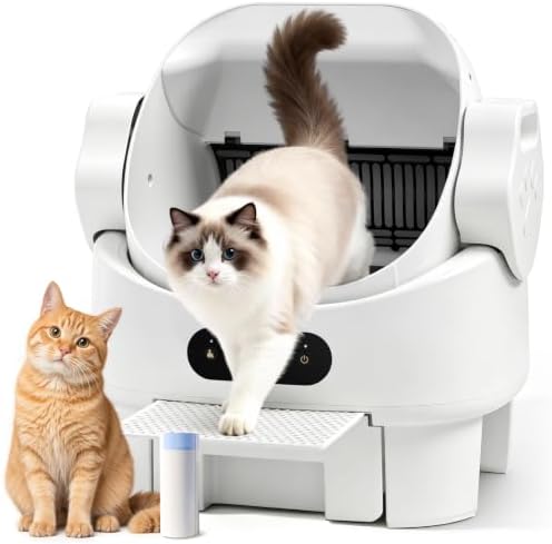 Open Top Automatic Self Cleaning Multiple Cat Litter Box by OneBug