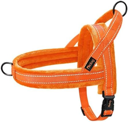 Didog No Pull Dog Harness for Small Dogs, Soft Flannel Padded by Didog