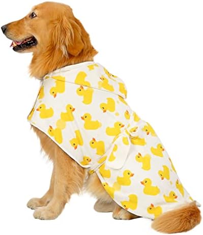 HDE Hooded Dog Bathrobe Quick Dry Towel Wrap by HDE