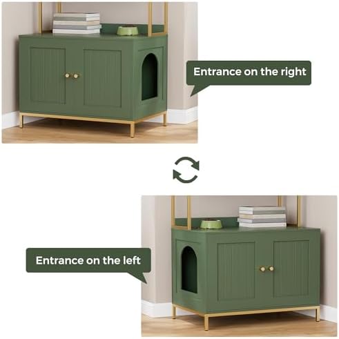 Homhedy Cat Litter Box Enclosure - Image 7