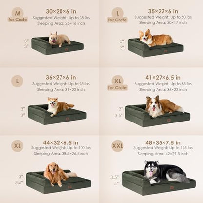 EHEYCIGA XL Dog Bed Memory Foam - Image 2