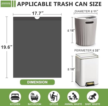 4 Gallon Drawstring Trash Bags - Image 2