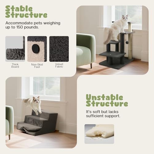 4-Step Pet Steps for Cats/Dogs, Cat Stairs - Image 6