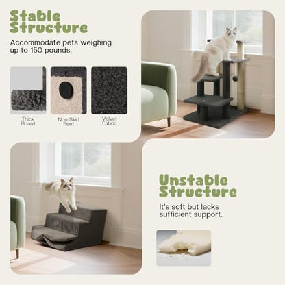 4-Step Pet Steps for Cats/Dogs, Cat Stairs - Image 6