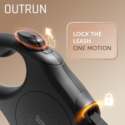 OUTRUN Retractable Dog Leash 16 FT Tape, No Tangle - Image 6