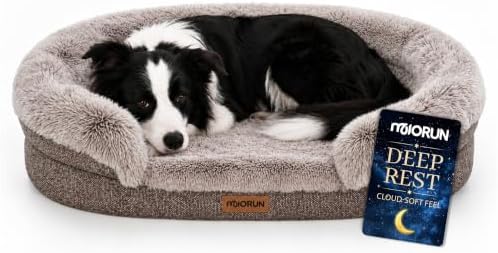 Miorun Fluffy Orthopedic Dog Beds Large Sized Dog by Miorun