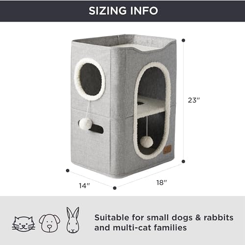 Bedsure 2 Story Cat House for Indoor Cats - Image 6