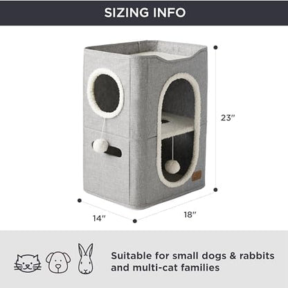 Bedsure 2 Story Cat House for Indoor Cats - Image 6