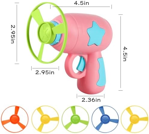 Andiker Cat Fetch Toy, Interactive Kitten Flying Disc Launcher Toy - Image 2