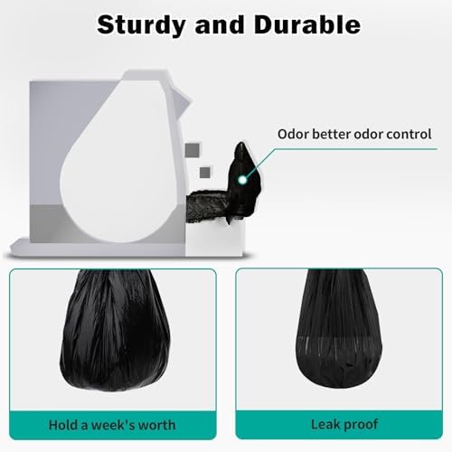 100 Pcs Trash Bags for Popur X5 Litter Box - Image 4