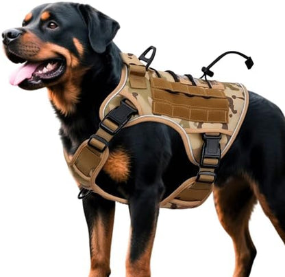 Heavy-Duty Tactical Dog Harness by Bruvoalon