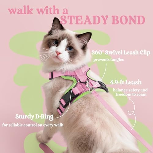 rabbitgoo Cat Harness and Leash Set, Escape Proof Vest - Image 5