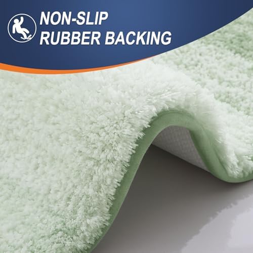 OLANLY Bathroom Runner Rug 54x24, Extra Soft Absorbent Microfiber Bath Rugs - Image 4