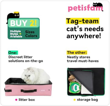 Smell-Contained Portable Cat Travel Litter Box - Image 5