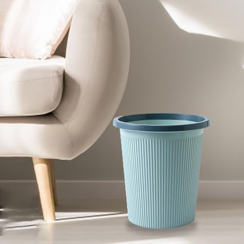 Bathroom Garbage Can, Lightweight Durable Striped Garbage Cans - Image 5