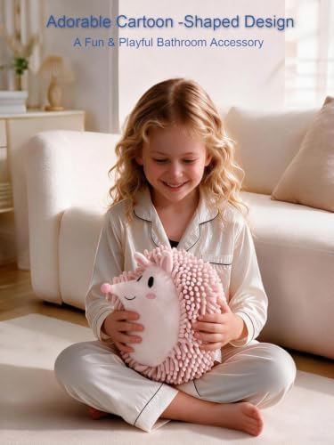 Chenille Hand Towel, Cute Cartoon Shaped Chenille Ball Towel - Image 2