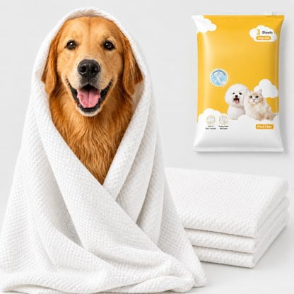3 Pcs Non-Woven Disposable Dog Towels by Unknown