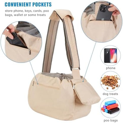 Ownpets XL Dog Sling 15-25lbs, Hands-Free Carrier - Image 2