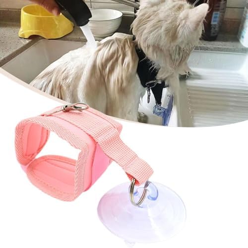 Pet Bathing Suction Cup Tether Adjustable Lightweight Bath Fixer Leash - Image 7