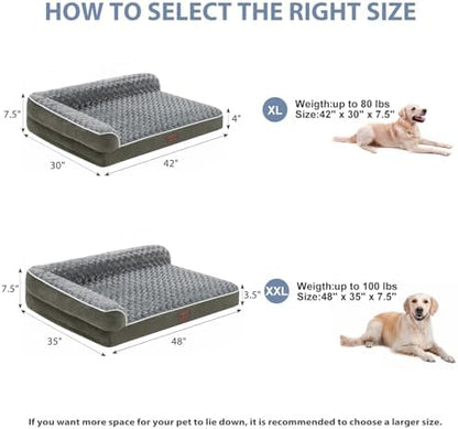 BFPETHOME Orthopedic Washable Dog Bed, Sleeping Couch - Image 4