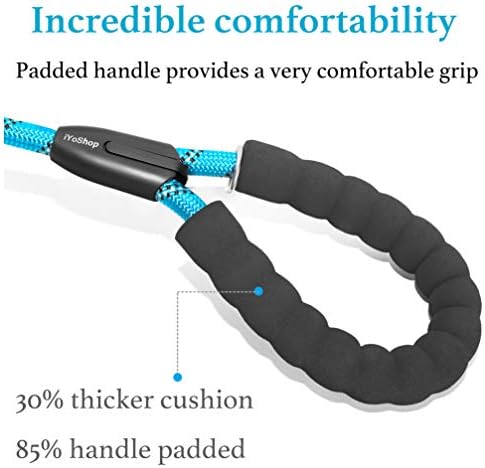 iYoShop Double Dog Leash, 360° Swivel, No Tangle, 8-35 lbs - Image 4