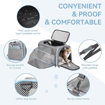 Petsfit Small Expandable Cat Carrier - Image 6