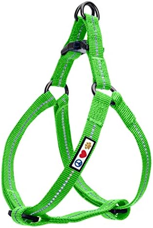 Pawtitas Recycled Reflective Step-in Dog Harness – Adjustable No-Pull Vest by Pawtitas