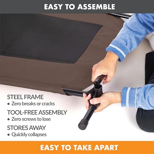 K&H Outdoor Elevated Dog Bed for Small & Medium Pets - Image 4