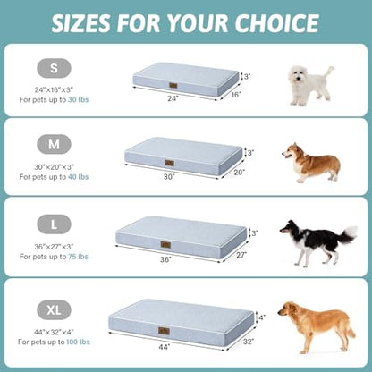COZY KISS Cooling Orthopedic Dog Bed, Waterproof Lining - Image 4