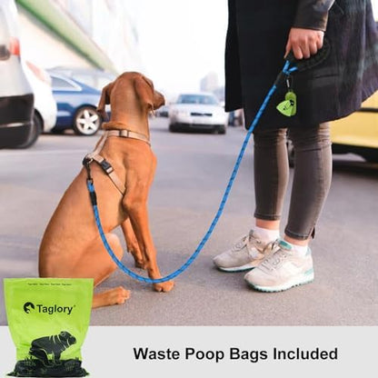Taglory Rope Dog Leash for Small Medium Dogs, 5 FT Padded Handle - Image 2