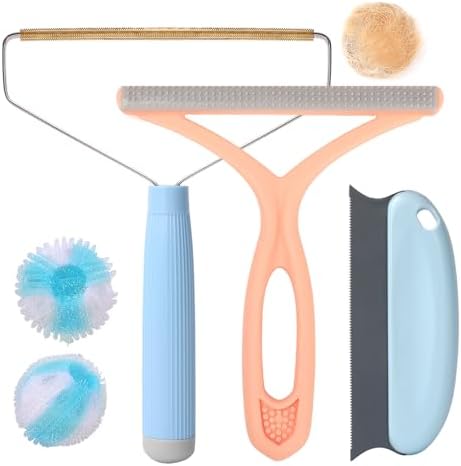Pet Hair Removal Tool: 5 Pcs Dog Cat Hair Remover by Unknown