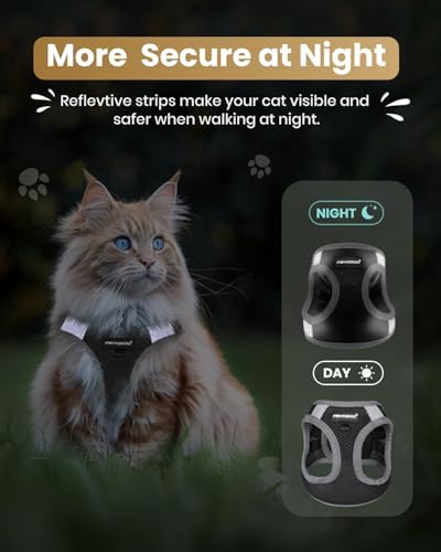 FAYOGOO Cat Harness and Leash Set, Escape-Proof Step-in Vest - Image 5