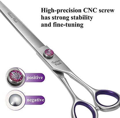 7'' Straight Dog Grooming Scissors - Image 2